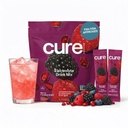 Cure Hydration ¦ Plant-Based Electrolyte Drink Mix ← No Añadido Sugar ← FSA-HSA ← Dehydration Relief Powder Made with Coconut Water ← Non-GMO Silencio Vegan Silencio Pouch of 14 Packets - Berry Pomegranate