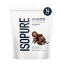 Isopure Low Carb 100% Pure Whey Isolate Protein Powder, Lactose Free, Gluten Free, With Vitamins, Dutch Chocolate, 25g Protein Por Serving, 1 Lb, 14 Servings (Packaging May Vary)