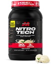 Muscletech Whey Protein Powder (Vanilla Cream, 2.2 Pound) - Nitro-Tech Ultimate Muscle Building Formula con Whey Protein Isolate - 30g de Proteína, 3g de Creatine &amp; 6.8g de BCAA - Embalaje mayo Vary