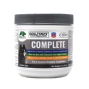 Dogzymes Complete - Probióticos, prebióticos, Glucosamina, Condroitina, MSM y Ácido Hialurónico, Completo Cuidado de la Piel y la Carne (8 onzas)