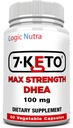 7 Keto 100 mg 60 cápsulas por botella