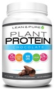 Lean &amp; Pure Plant Protein, 25g de Protein, No GMO, Vegan, Gluten Free. Baja Carb, 842g, Chocolate