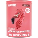 BIRDMAN Fitmingo Vegan Protein Powder con Inositol, Colagen Boosters, Acido Hialurónico y Vitaminas ANTE Bajo Carb, Dairy Free, Baja Calorie Ø 23g Planta Basada Blueberry Protein Polvo con Myo-Inositol