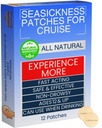 Nordmoose Sea Sickness Patches for Cruise | All Natural Motion Sickness Relief for Cruise, Non Drowsy Behind Ear, Fast Acting, waterproof, long lasting