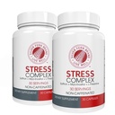 Suplemento Complejo de Estrés de Fern de Plata - Sin Caffeine - Dormir, Worry, Mood &amp; More - con Suplementos de Saffron, Suplemento L-Theanine, &amp; Myo-inositol - Suplemento de Alivio de Estrés Natural (Pack of 2)
