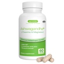 Igennus High Strength Ashwagandha Stress Relief Complex, L-Theanine & Magnesium & KSM-66 Root Extract Adaptogens, Methylated B Vitamins, Calm &amp; Sleep Support, Clean Label, 60 Fast Acting Capsules