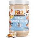 PB2 Rendimiento Almendro planta base de proteína Vegan Powder ← 20g Proteína completa, No Añadido Azúcar, Prebiótico Fiber tención Dairy Free, Certified Vegan, Non-GMO, Gluten Free [Almond w/Madagascar Vanilla, 1LB]