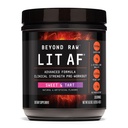 BEYOND RAW LIT Advanced Pre Workout Formula, Sweet and Tart, for Energy, Focus, Endurance, Pumps, with 300mg Rapid and Targeted Release Caffeine, Creatine, Beta Alanine, Taurine, 20 Servings