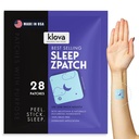 Klova ZSleep Patches for Adults Silencio Natural Sleep Aid with Melatonin, Ashwagandha, Valerian, GABA &amp; L-Theanine ¦ Fall Asleep Faster, Stay Asleep Longer & Wake Up Refreshed TEN 28 Sleep Patches