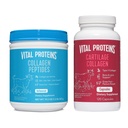 Péptidos de colágeno de proteínas vitales 19.3oz+ Píldoras de colágeno, tipo II