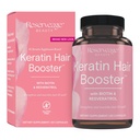 Brillador de pelo con biotina &amp; resveratrol - Hair &amp; Nail Growth Supplement for Women - Supports Healthy Thickness & Shine with Biotin - 60 cápsulas (30 servidos)