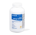 MAJOR 4 horas Alergía Tabletas - Clorpheniramine Maleate - 4 mg - Antihistamínico - 1000 Conde
