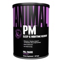 Animal PM - Ayuda para el sueño para adultos No-Habit Formación Relajación Enhancer y Mood Apoyo con Melatonina, L-Theanine, Zylaria, Zinc, Magnesium, Vitamina B6, GABA + AKG Anabolic Stack Supply, 30 Con