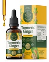HERBAMAMA Curcumina Turmérica y Ginger Suplemento - Vegan Immune Blend with Liquid Ginger Root,Turmeric " Black Pepper Extract - Non-GMO, Alcohol " Sugar-Free Immunity Drops
