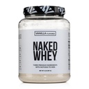 NAKED Whey Vanilla Protein Powder - Sólo 3 Ingredientes - Grass Fed Whey Protein Powder, Vanilla Flavor, y el azúcar de coco orgánico, NSF certificado, No GMO, No Soy, y Gluten Gratis - 24 Servings