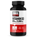 FORCE FACTOR Vitamina D3 5000 U Softgels, Suplemento de vitamina D de alta potencia para apoyar la inmunidad y la salud ósea, calidad premium, sin preservadores, 120 Softgels