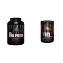 Animal 100% Whey Protein Powder – Whey Blend for Pre- or Post-Workout, Recovery " Fury Pre Workout Powder Supplement for Energy and Focus 5g BCAA 350mg Caffeine Nitric Oxide