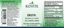 Hierro líquido 10 mg - Aumentar los niveles de energía y sangre sin Nausea o estreñimiento - gotas de hierro líquido para hombres, mujeres y niños - BlackBerry Vanilla Flavor - 4 fl oz. Kosher Certified