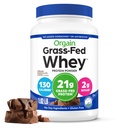 Orgain Whey Protein Powder, Creamy Chocolate Fudge - 21g Grass Fed Dairy Protein, 5g BCAAs, 4g Prebiotic Fiber, No Sugar Añadido, No hay hormonas agregadas, Gluten Gratis, Kosher, Para Shakes &amp; Smoothies - 1.82lb