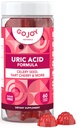 GOJOY NATURALS Uric Acid Support Formula for Adults - Tart Cherry Gummies with Celery Seed Extract - for Men and Women's Joints Kidneys and More - Soy & Sugar Free