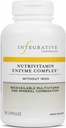 Complejo de Enzima NutriVitamin - Suplemento multivitamínico para soporte antioxidante* - Enzimas digestivas con nutrientes esenciales - sin lácteos - 180 cápsulas (60 piezas)