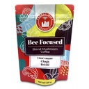 Café de hongos de Herbal Hive Bee Focused Incluye Adaptogens Reishi, Lion's Mane y Chaga Superfood Low Acid Instant 30 Servimientos (3.5 oz, Dark Roast)