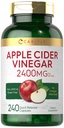 Carlyle Apple Cider Vinegar Capsules ← 2400mg Silencio 240 Conde ← No GMO, Gluten Suplemento gratuito