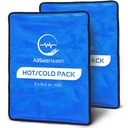 Paquetes de hielo reutilizables para lesiones Reutilizables 11" x 14.5" - 2 Pack XL TEN caliente &amp; frío Paquete de hielo grande para el alivio de dolor de espalda, flexible cuando congelado Ø Compresas frías para la espalda, rodillas y lesiones de hombro