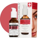 Clínicas avanzadas Círculo oscuro Caffeine bajo el suero del ojo para la cara con hidratante ácido hialurónico + péptidos dura Brightening Vitamin C Serum ayuda a mejorar la mirada del ojo hinchado & líneas finas, 1,75 Fl Oz