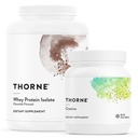 THORNE - Performance Whey Protein Isolate &amp; Creatine Combo - Boost Muscle Support and Energy - NSF Certified for Sport - 30 a 90 Servimientos