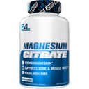 EVL Magnesium Citrate Capsules 400mg - Muscle and Bone Health Supplement with Pure Magnesium Citrate for Muscle Relax and Bone Strength - 60 Veggie Capsules for Health