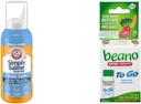 Arm " Hammer Simplemente Saline Nasal Spray 4.5oz " beano a Go Gas Relief Tablets 12 Count