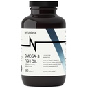 Triple Fuerza Omega 3 Fish Oil 4200mg - Burpless TENIDO Más de 2200mg de Omega 3 Fatty Acids TEN 1200mg EPA + 900mg DHA ← Mejores ácidos grasos esenciales Silencioso Pescado/Deep Sea Fish, Lemon Flavored - 240 Softgels