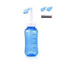 Waterpulse Neti Pot, Neti Pot Sinus Rinsing, 300ml Neti Pot Sinus Rinsing Kit with Thermometer Sticker for Adult & Kid BPA Free (300ml)