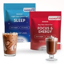 Bebe tu meditación Momento Chocolate Dream &amp; Cacao Adaptogen Mushroom Bundle ← Dormir &amp; Energía Silencioso 0 Azúcar Silencioso Chocolate caliente y Café Alternativa Silencio Reishi, Ashwagandha, Lion's Mane, GABA Silencioso 30 Servimientos