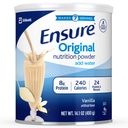 Asegurar el polvo de nutrición original, vainilla 14 onzas (paquete de valor de 4)