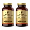 Solgar Ester-C Plus 500 mg Vitamina C (Complejo de Ascorbate) - 100 cápsulas vegetales, Pack de 2 - Antioxidante &amp; Apoyo a la Inmunidad - No GMO, Vegan, Gluten Gratis, Kosher - 200 Total de Actuaciones