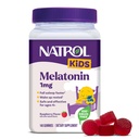 Natrol Kids Melatonin Gummies 1mg, Melatonina infantil para el descanso, 140 Raspberry-Flavored Sleep Gummies, 140 Day Supply