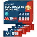 Venture Pal High Sodium Sugar Free Electrolytes Powder Packet - Hydration Packets with Vitamin, Sodium " Potassium ← Cero calorías ANTE Vegan, Keto &amp; Paleo Friendly Electrolyte Drink Mix - 30 Sticks
