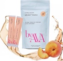 porAVA Liquid Collagen Jelloskin Solution ¦ Marine Collagen Peptides + Hyaluronic Acid + Elastin peptides Triple Suplementos - Hair Skin and Nails