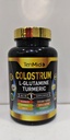 Suplemento de Colostrum - 10in1 Fórmula - Combina con L- Glutamina, Turmeric, Cayenne Pepper, Apple Pectin, Probióticos, Peligro y Más - Salud Digestiva, Apoyo Inmunitario - 120 cápsulas