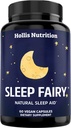 SLEEP FAIRY Natural Sleep Aid ← Magnesium Glycinate 500mg, Melatonin 10mg, L-Theanine, B6, 5-HTP, GABA, Valerian Root & Ashwagandha ← Herbal Sleeping Pills for Adults ← Vegan Sleep Pills TENIDO EN USA