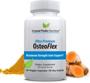 Curcuminoides Orgánicas Osteoflex - Tormérica Natural " Bioperina para la Absorción Optimal y Soporte Conjunto Máximo. 60 cápsulas, suministro de 30 días