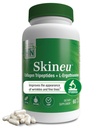 Skineu Collagen Tripeptide + L-Ergothioneine  tolera Advanced Anti-Aging Formula  Morikol® Marine Collagen ← Soporta la hidratación de la piel, elasticidad " Joint Health TEN Non-Gluten-Free TEN 60 VegeCapsules
