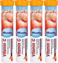Mivolis Vitamina C effervescent Tablets - Suplementos dietéticos 4 Packs x 20 pcs