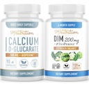 SMNutrition 200mg DIM Supplement with Calcium D-Glucarate ¦ Hormon Balancing Bundle with DIM Diindolylmethane Capsules (120 Servings) and Vegan Gluten Free Non-GMO CDG Supplement (90 Servings)