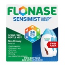 Flonase Sensimist Alergy Relief Nasal Spray for Non-Drowsy, 24-Hour Multi-Symptom Allergy Relief – 120 Sprays (Pack of 2)