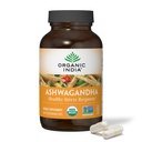 ORGANIC INDIA Cápsulas de Ashwagandha - Suplemento de Ashwagandha orgánica - Gorra de Ashwagandha Vegan, libre de gluten, Kosher, no GMO, soporta alivio de estrés, energía y sueño - 180 Cápsulas