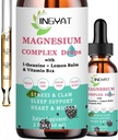 5-en-1 gotas de magnesio - 1000 mg de magnesio Glycinate, L-Threonate,Citrate,Taurate,Malate y l-theanine - High Absorption Magnesium Liquid