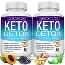 Toplux Keto Detox Pills Advanced Cleansing Extract – 1532 Mg Natural Acai Colon Cleanser Formula, Flush Toxins & Excess Waste, for Men Women, 60 Capsules, Suplemento